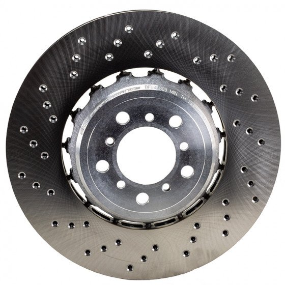 High Carbon Brake Disc Vented Front Axle Left Brake Disc 34112284809 for BMW